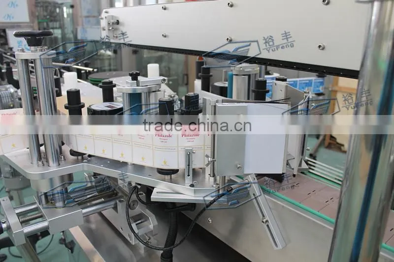 paper/plastic label wet melt glue labeling device