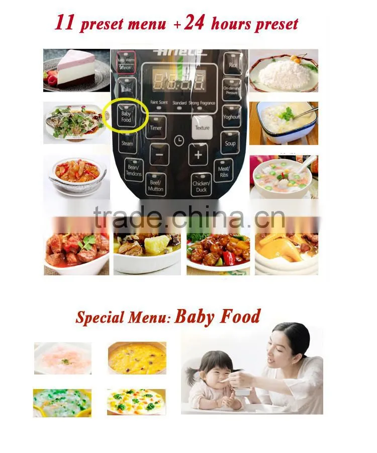 Non Stick Coating Pot Aluminum Safety Valve Pressure Cooker 220V