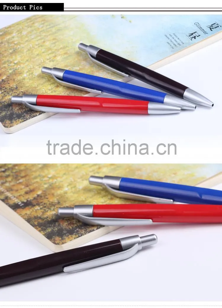 2015 Hot HuaHao Metelic color touch pen plastic ball pen for sale
