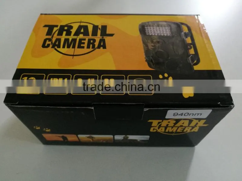 Waterproof 1080P Full HD 120 degrees Wild Hunting Trail Camera bulit-in 42pcs IR 850nm/940nm LED for 20m night time vision