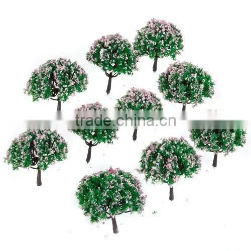 Scale plastic model tree, architecture round model tree , miniature scale trees, building model tree for HO scale,MT-41
