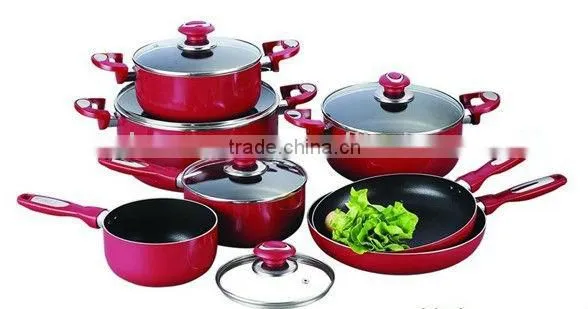 10pcs hard anodized cookware set