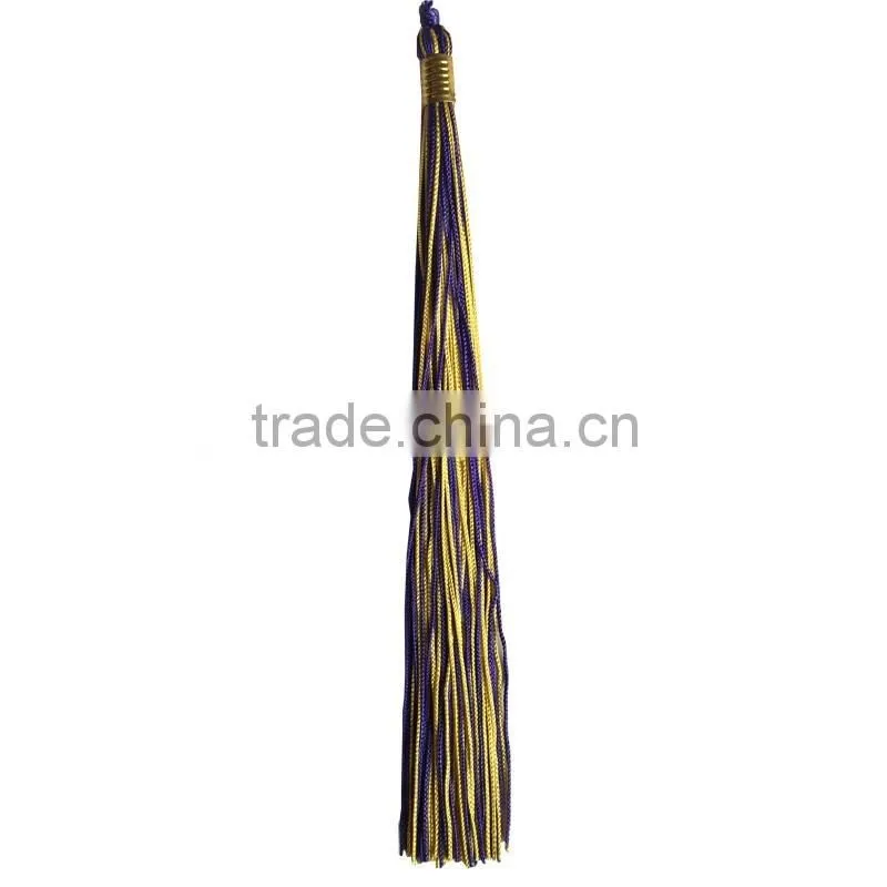 Hot Sell Two Color Purple/gold Tassel For Graduation To Cap