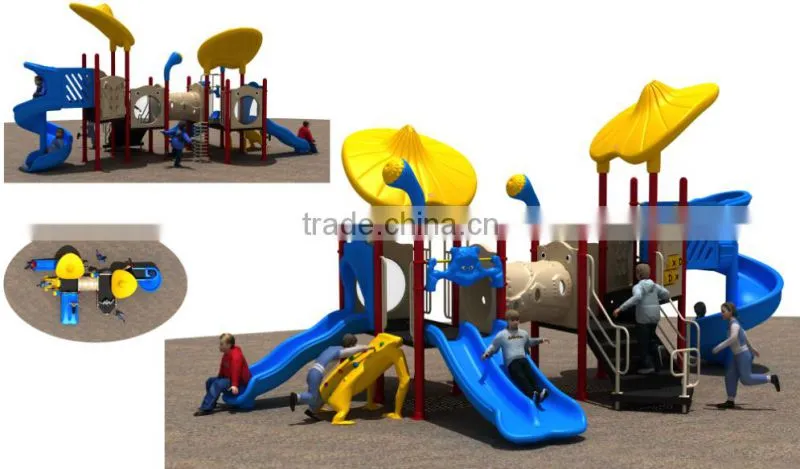 Children Outdoor Plastic Playground Slide