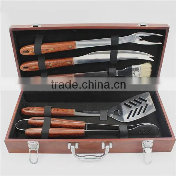 Durable stainless steel bbq tools set