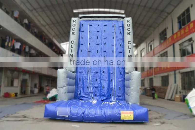 Outdoor used children inflatable rock climbing wall