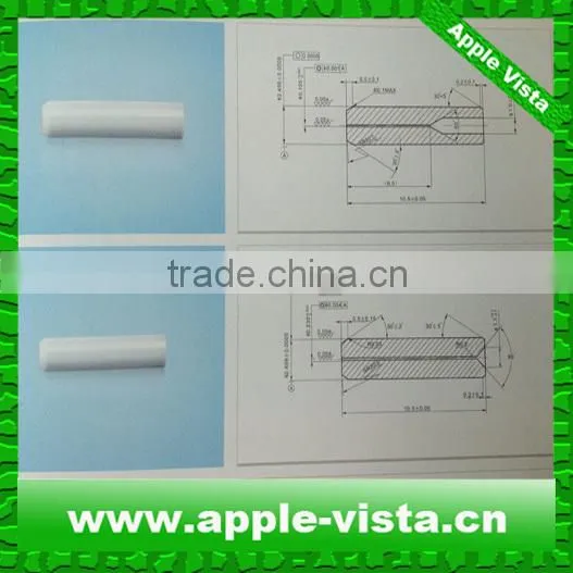 Non standard Zirconia sleeves for fiber optic adapters