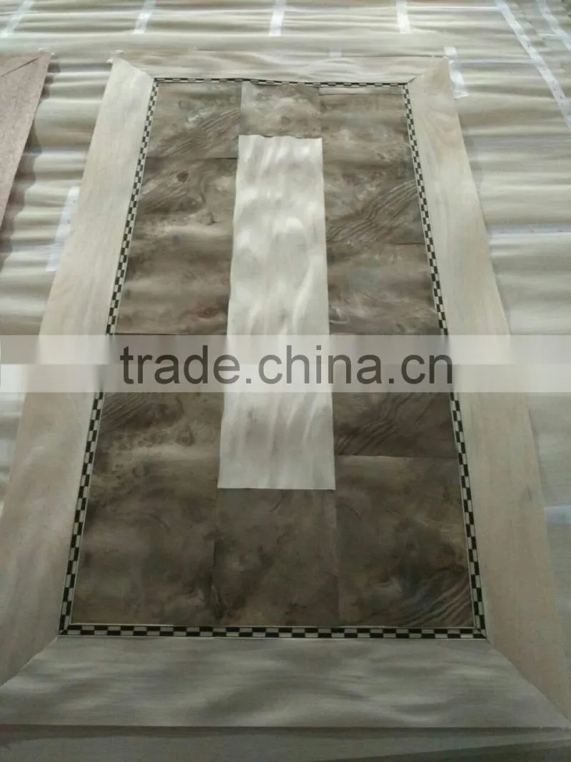 fancy single wood room door design