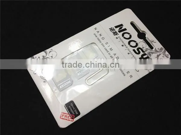 Top level hot-sale 2 in 1 for nano micro sim adapter cutter