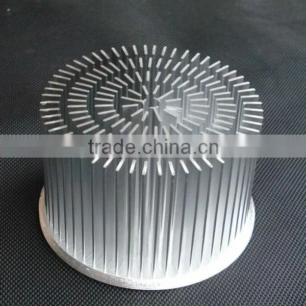 2013 Hot sale extruded aluminum led heatsink with CNC machining