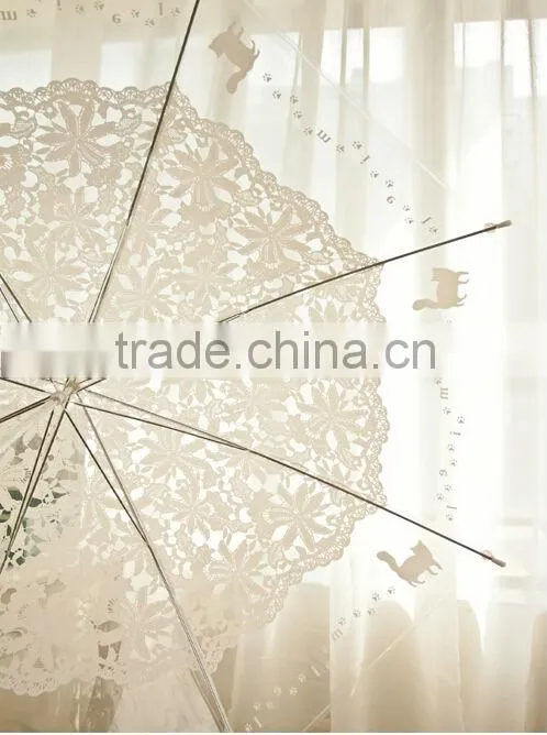 Rain transparent Umbrella Carton design kid clear umbre