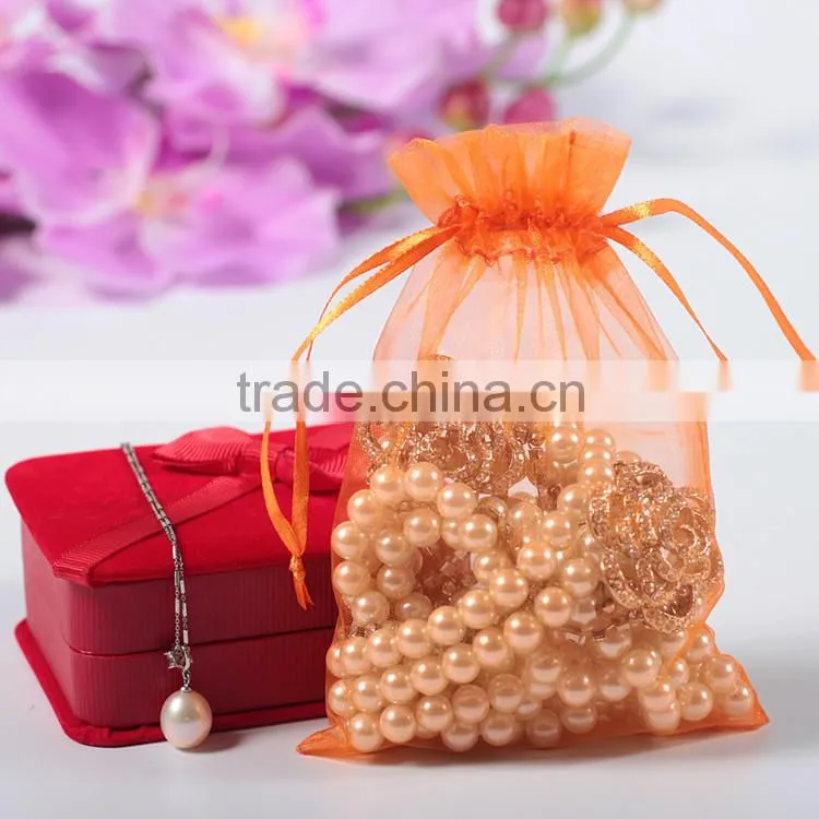Decorated Organza Pouch,Custom Round Organza Pouch