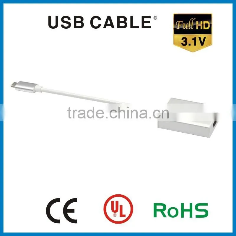 Custom usb 3.1 type c male to HDMI female converter cable hdmi male to usb female cable for MacBook