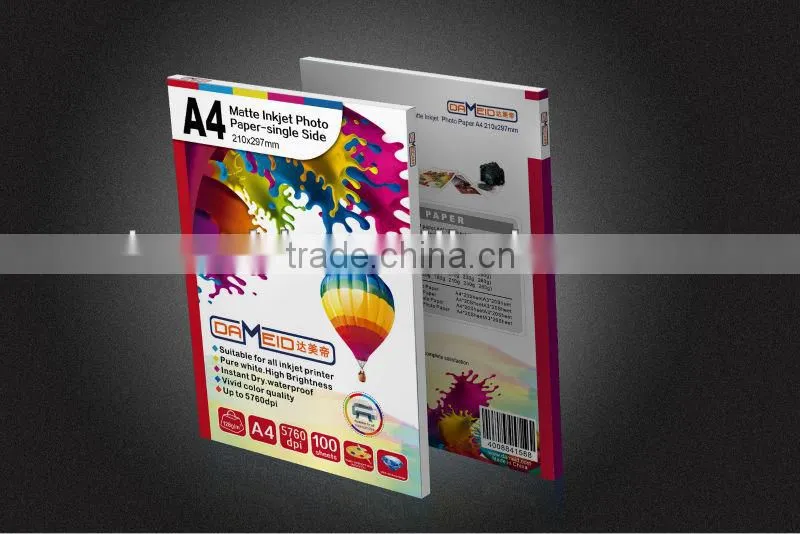 Matte inkjet paper