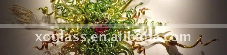 hand blown glass wall decoration xo-9350 and art wall decoration with unique design