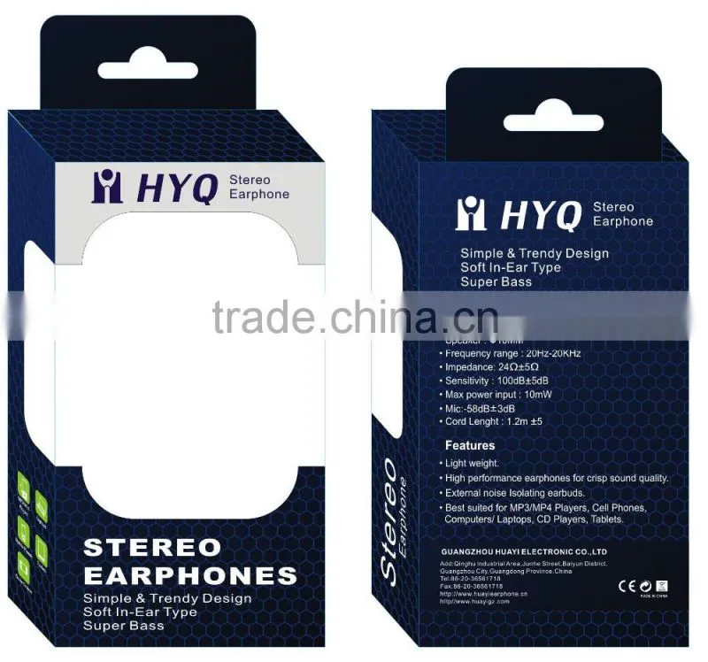 2015 custom cool designed sport earphone mp3 player