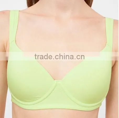 hot sell ladies underwear microfiber soft comfortable supported sport bra