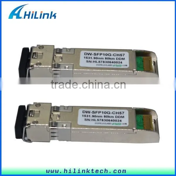 Compatible Juniper DDM LC C26 10G 1556.55nm 80km DWDM SFP+