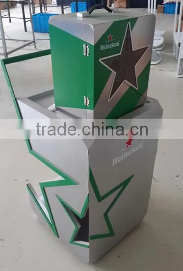 Acrylic wine display stand,beer POP sale stand,promotion table