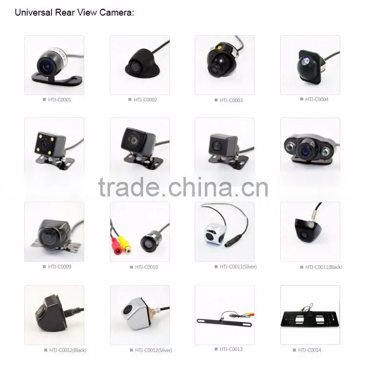 Parking guide lines 480TVL hd backup camera with wide angle