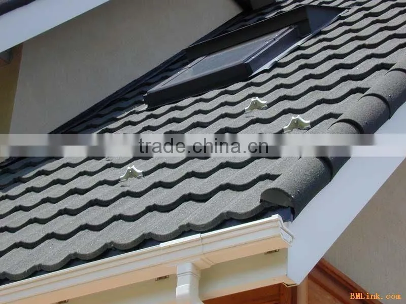 Colors Classical And Roman Type Stone Coated Roof Tile