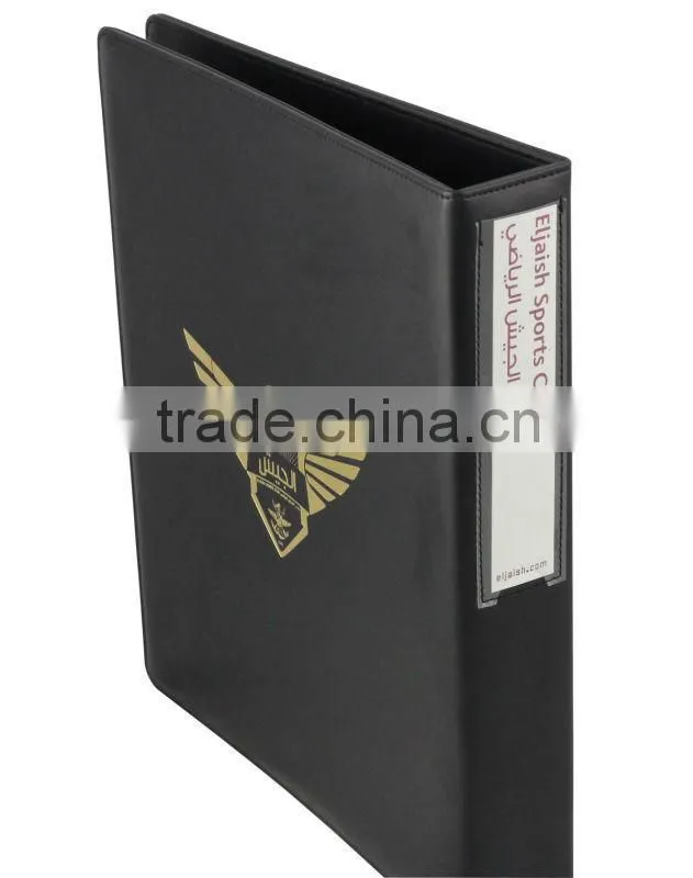 2014 Leather Pu File Folder, A4 Document Holder, File Folder With Ring Binder