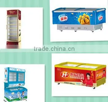 Commercial Ice Cream Chest Display Refrigerator