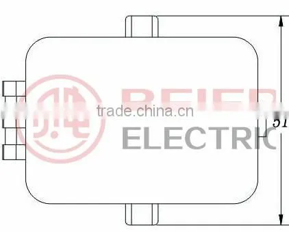 FP-35 single phase ferrite open core insulated ac current transformer
