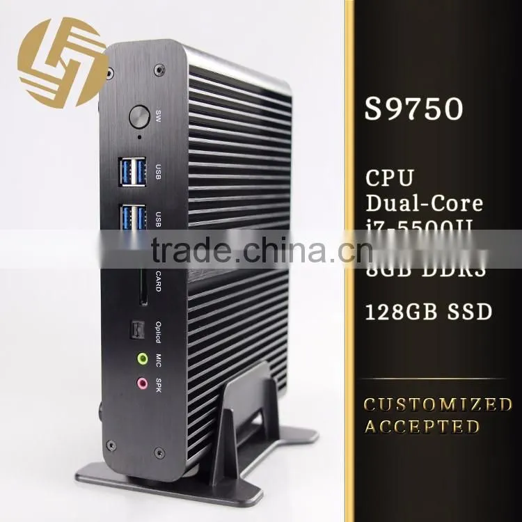 Custom oem i7-5500U wholesale mini pc with 8GB RAM computer