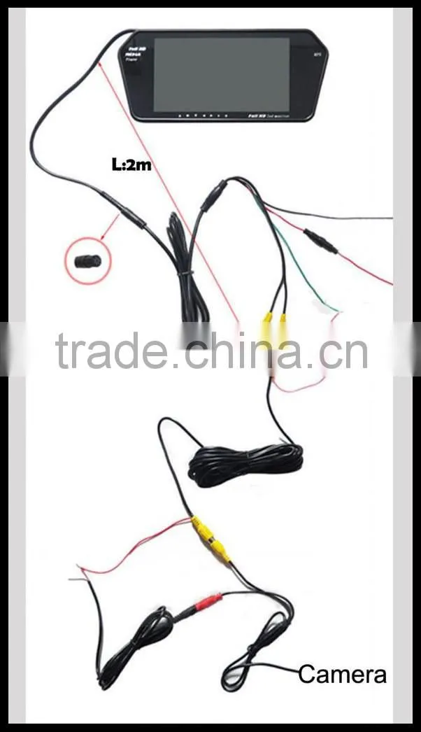 bluetooth mp5 car rearview mirror monitor