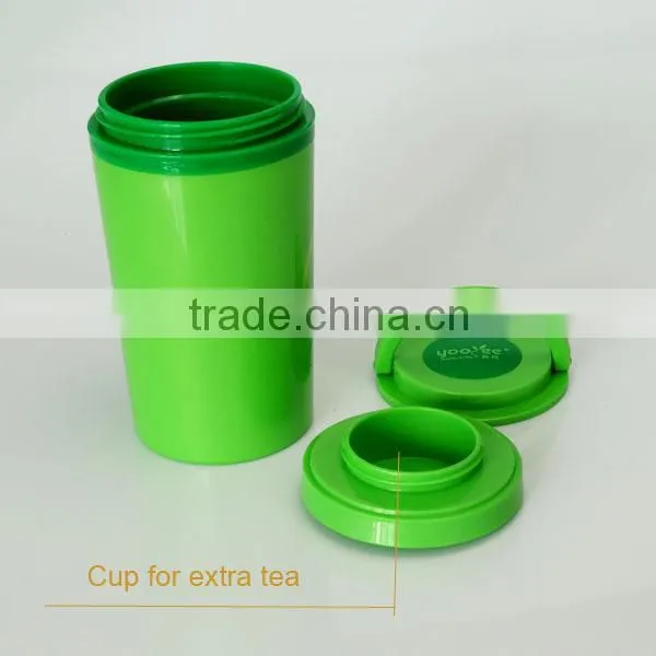 21oz Water Bottles Drinkware Type and CE / EU Certification double wall Plastic sport water bottle with fruit infuser
