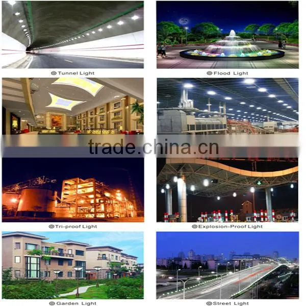 CE Approved Recessed 5000K 85-277V Die-casting Aluminum Housing Polycarbonate Cover 120W Super Bright Garage Shop Lights