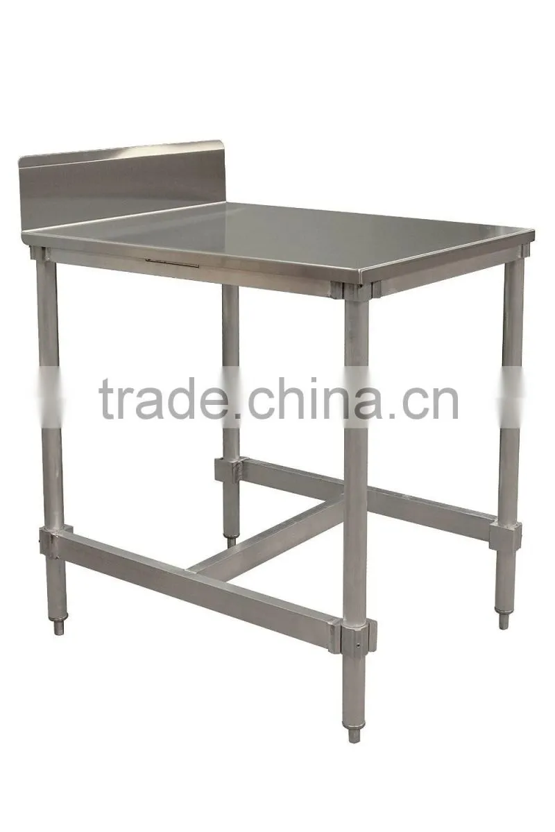 Icegreen Stainless Steel Work Table/Rack with 6" Back Splash