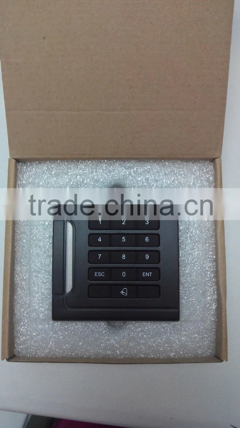 EM ID 125Khz 13.56Mhz RFID security door access control card reader with keypad