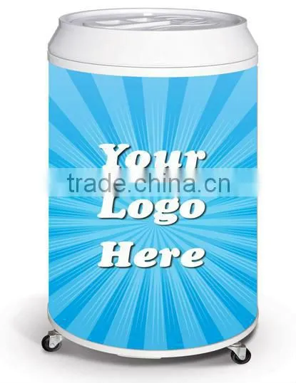 220v 60hz refrigerator 75L beverage refrigerator can cooler for drink custom logo beverage can coolers for coca cola promotion