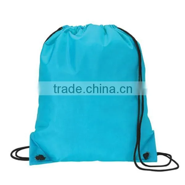 2015 new design promotional cheap shoes drawstring bags