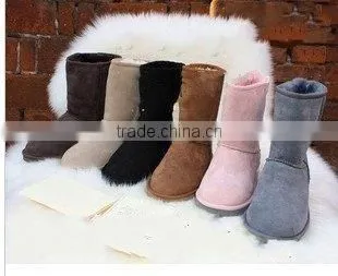 suede snow boots fabric