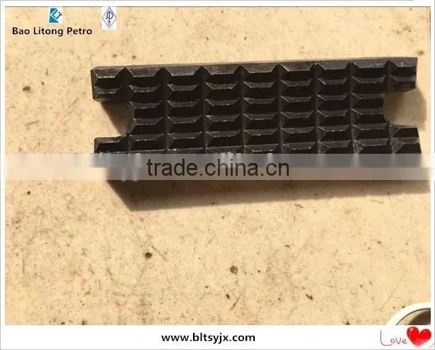 China manufacturer hydraulic power tong dies and power jaws for xq140/12a