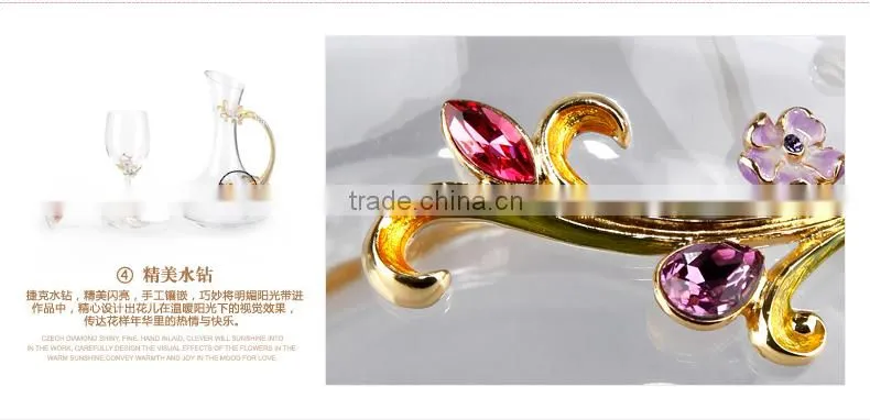 RORO enamel crystal glass /wine glass set/wine decanter /wine glasses glassware
