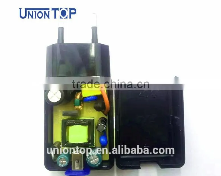 5v 1a/5v 2.1a dual port usb adapters for Samsung/Huawei/HTC