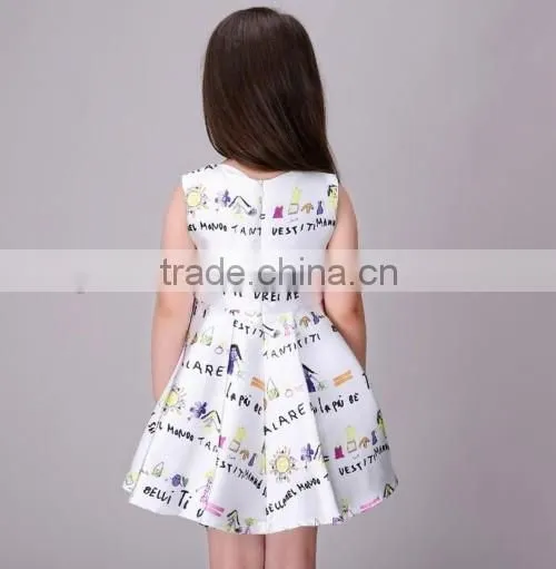 2016 new arrived boutique fashiona baby little girl dresses factory price kids names of girls dresses
