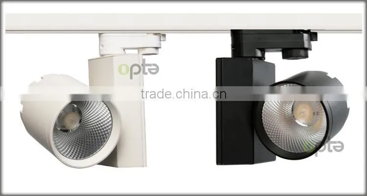 Strobeless Flick Free 30 Watts Track Rail Lights With Citizen COB LED Track Light 100Lm/W 97Ra