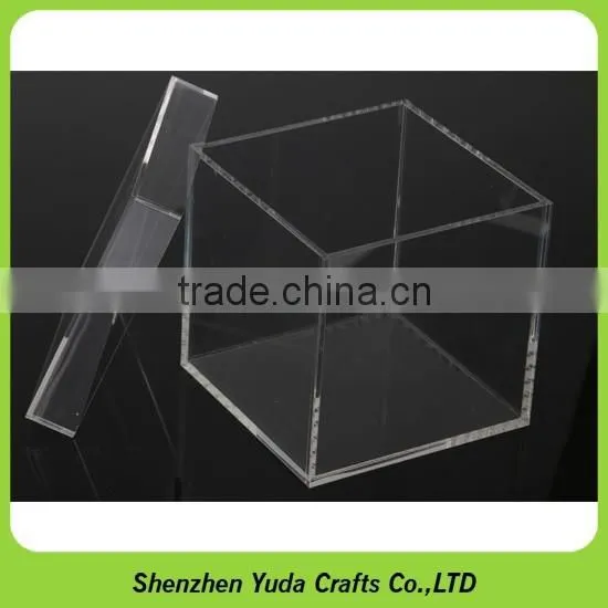 10x10x10cm acrylic favor box display dustproof toy cube