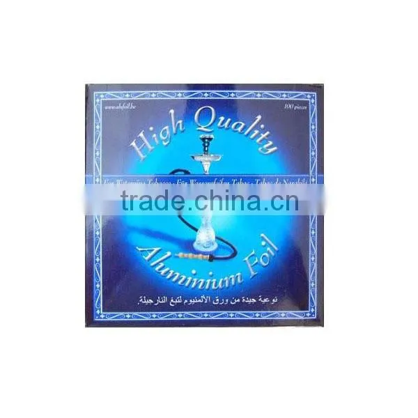 100 Pack Factory Price Top Grade Disposable Round Hookah Shisha Foil