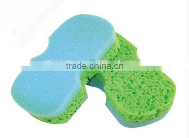 Non-abrasive cleaning pad various types of cleaning sponges