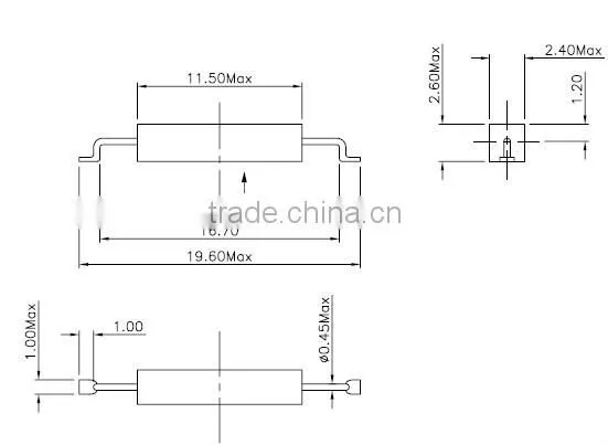 RS10 Series Molded Switch Reed Switcheds 1013AT