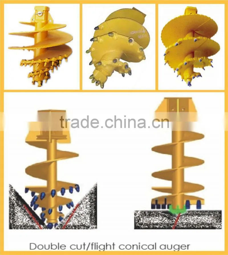 High quality CFA continuous flight auger drilling auger