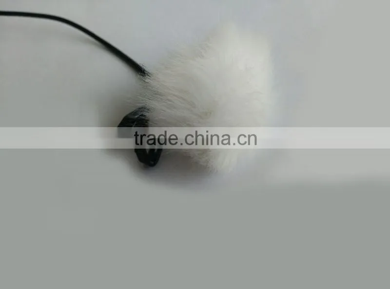 Fuzzy Shower Cap Style Lav Windscreens for lapel microphone 4 color