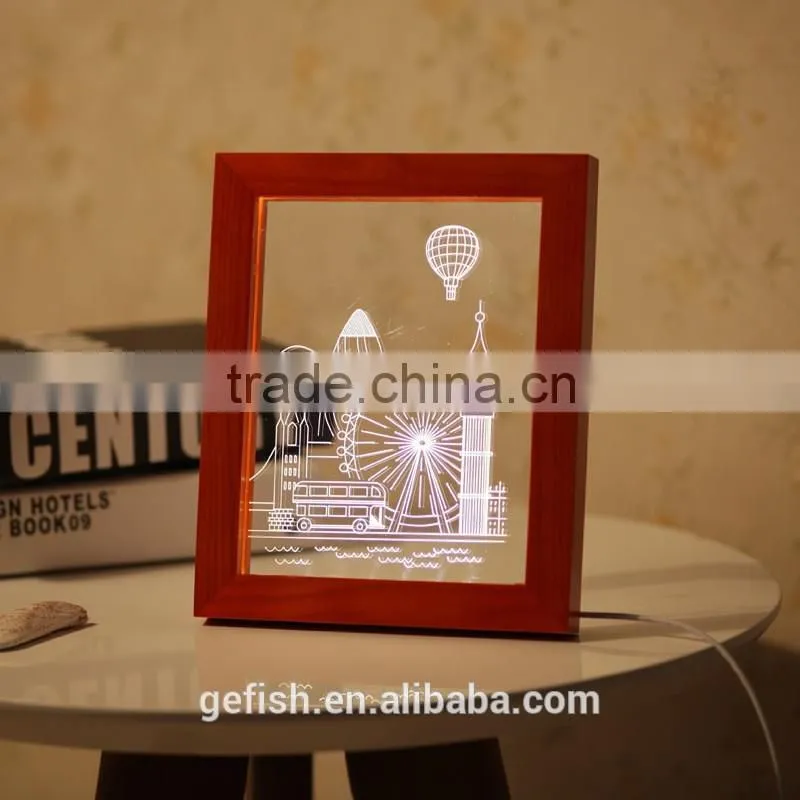Hot selling wood and plexiglass frames with low price