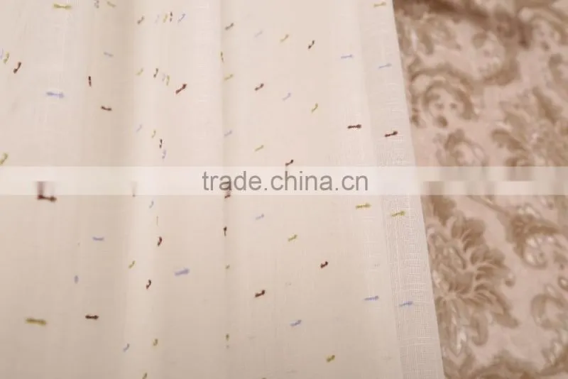 sheer polyester voile eyelet curtain drapes